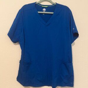 Scrub top, Royal Blue, HH Works by Healing Hands, 2XL